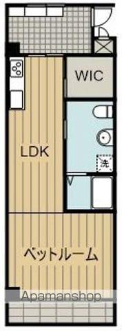 シーザーレジデンス福生(1LDK/1階)の間取り写真