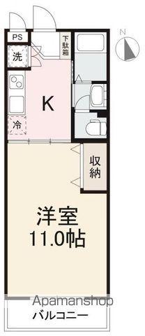 サンライズ豊益(1K/4階)の間取り写真