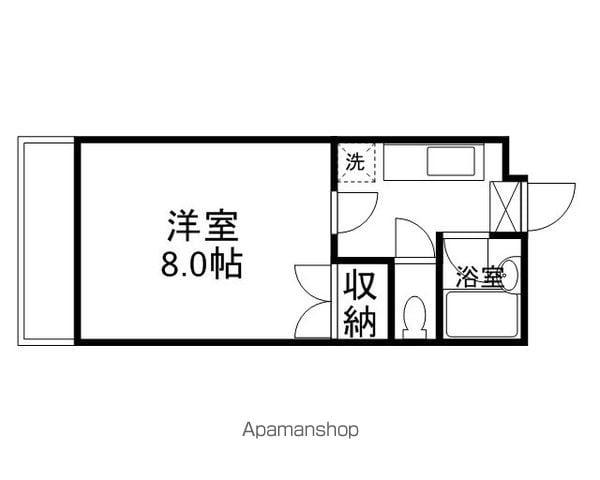 ロフティ花園(1K/3階)の間取り写真