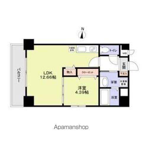 GRANDUKE 鶴舞 PROST(1LDK/3階)の間取り写真