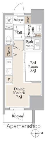 ルネフラッツ庄内通駅前(1DK/7階)の間取り写真