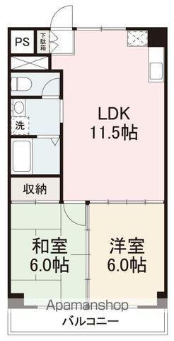 Fコーポ(2LDK/2階)の間取り写真