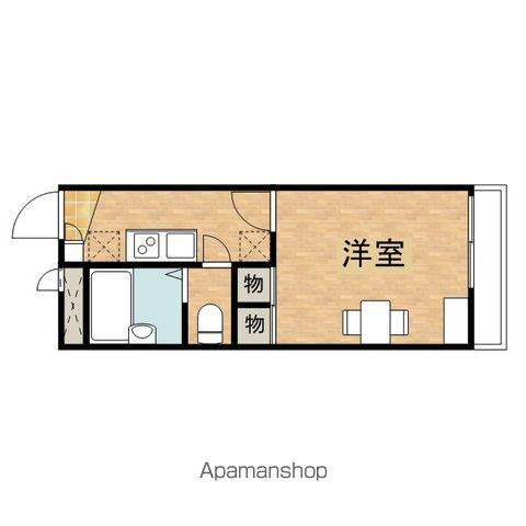 レオパレスFUTURE(1K/2階)の間取り写真