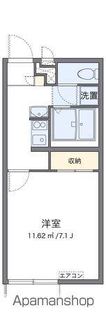 レオパレスSPA(1K/1階)の間取り写真