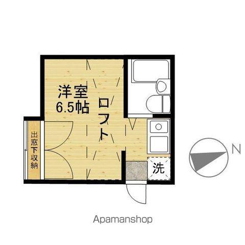 エトワールオリオン(ワンルーム/1階)の間取り写真