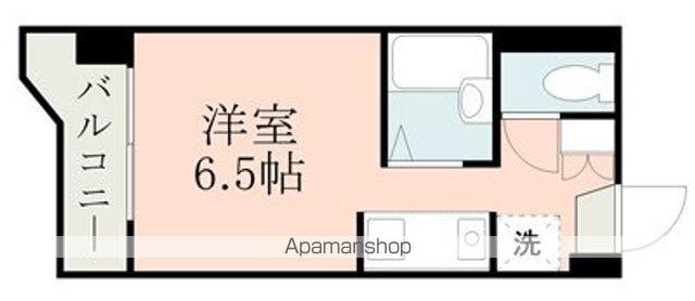 ルフェール熊本通町(ワンルーム/4階)の間取り写真
