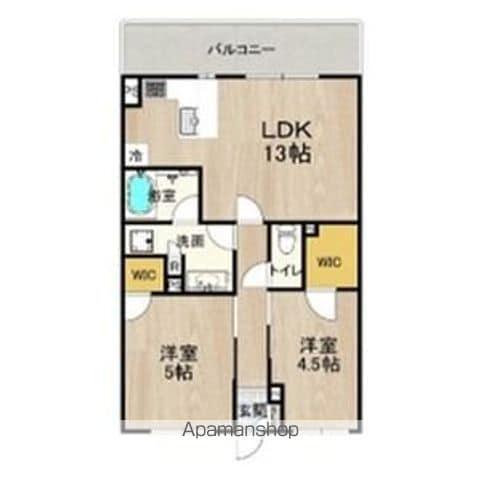 PHOERME TENNOJI イーストフェルム天王寺イースト(2LDK/9階)の間取り写真