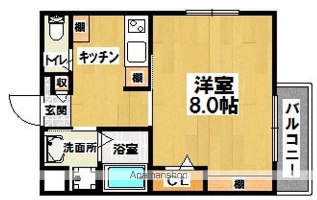 エヌエムサンカンテトワ(1K/3階)の間取り写真