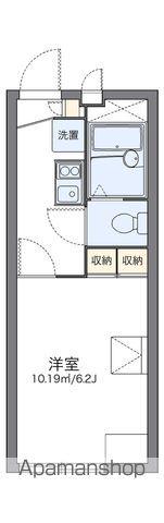 レオパレスマーブル代継(1K/1階)の間取り写真