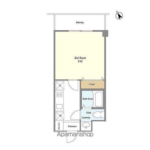 AYUTAKA2(1K/2階)の間取り写真