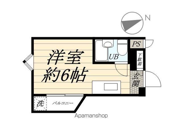 メゾン・ド・ネーフル(ワンルーム/1階)の間取り写真