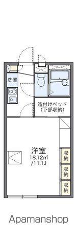 レオパレス福田(1K/2階)の間取り写真