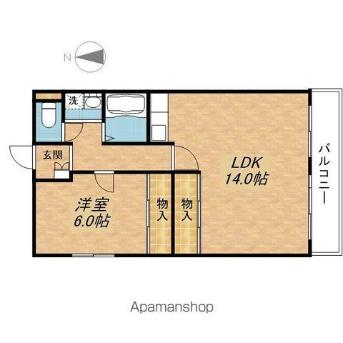 グリーンビューハイツ(1LDK/1階)の間取り写真
