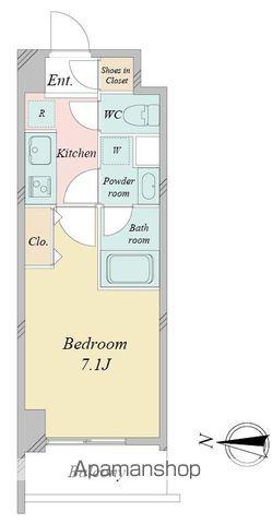 MELIV岐阜駅前(1K/6階)の間取り写真