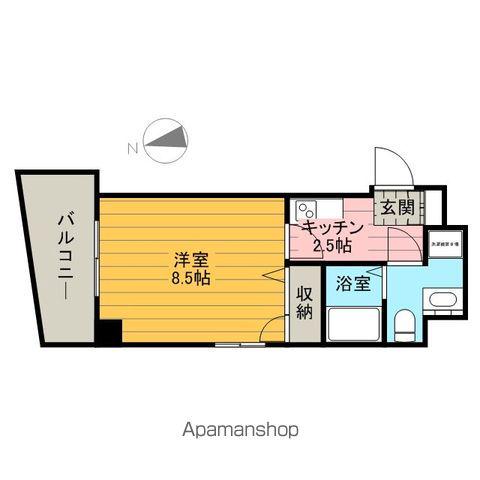 フェニックスⅡ・アムス亀戸(1K/4階)の間取り写真