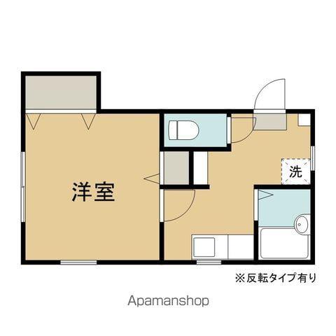 ディアス東仙北(1K/1階)の間取り写真