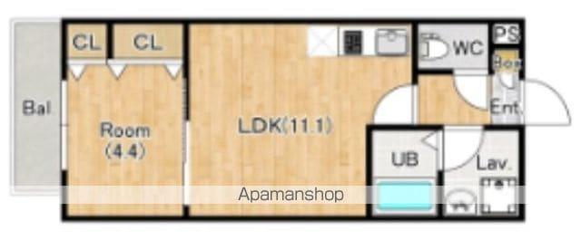 シエロコート入間(1LDK/1階)の間取り写真