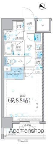 VERXEED横濱大通公園(1K/5階)の間取り写真