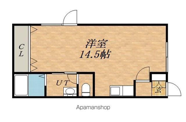 メゾンド金堀(ワンルーム/2階)の間取り写真
