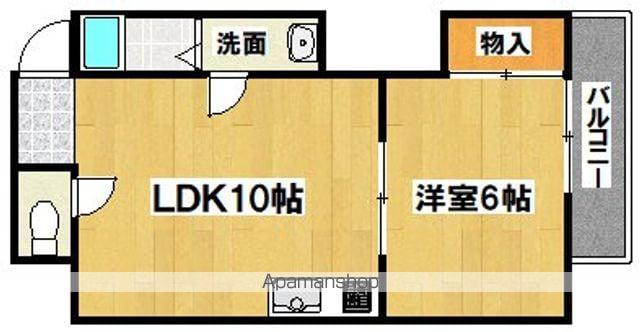 フォーシーズン1(1LDK/3階)の間取り写真