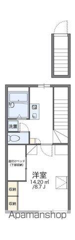 レオパレスラ・カーサ(1K/2階)の間取り写真