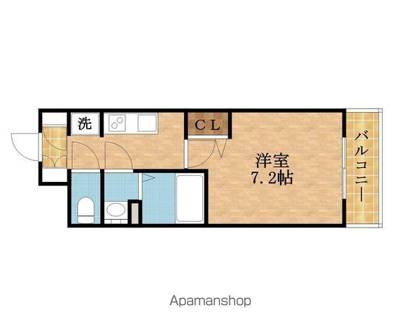 レシオス大阪城北詰(1K/8階)の間取り写真