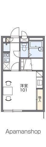 レオパレスYM LIBERTY PLACE(1K/2階)の間取り写真