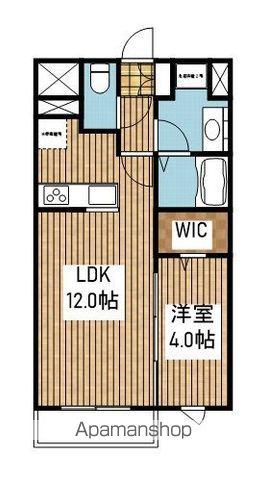 インパナトーレ(1LDK/3階)の間取り写真