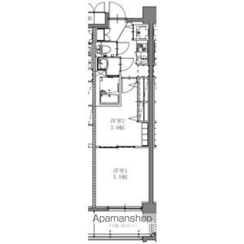 SーRESIDENCE上社AUREATE 12月契(2K/3階)の間取り写真