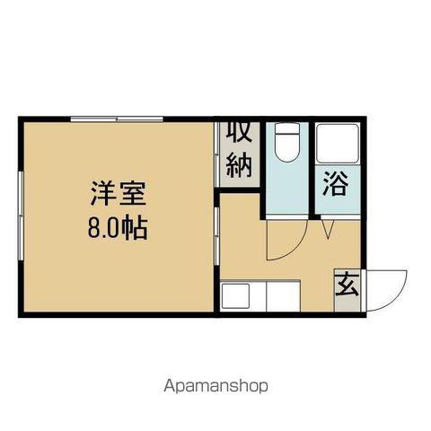 STハイツ緑が丘(1K/2階)の間取り写真