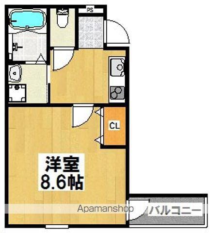 フジパレス百舌鳥赤畑町Ⅴ番館(1K/1階)の間取り写真