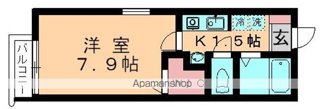 ウェリナ大森台(1K/2階)の間取り写真