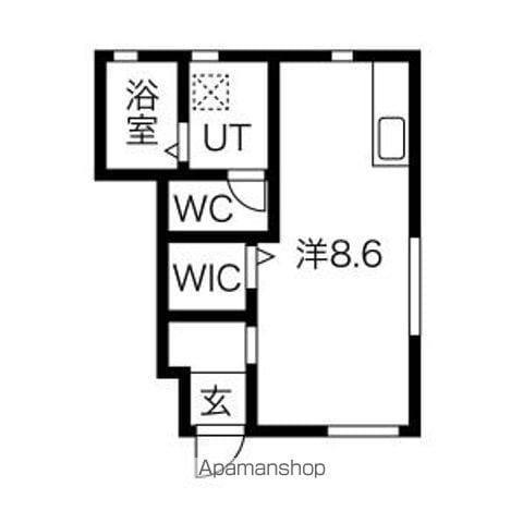 TIERRA OYA III(ワンルーム/1階)の間取り写真