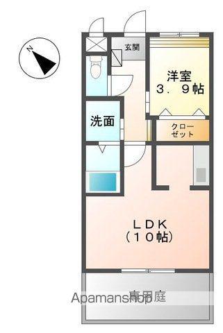エスポワール・アミ(1LDK/1階)の間取り写真