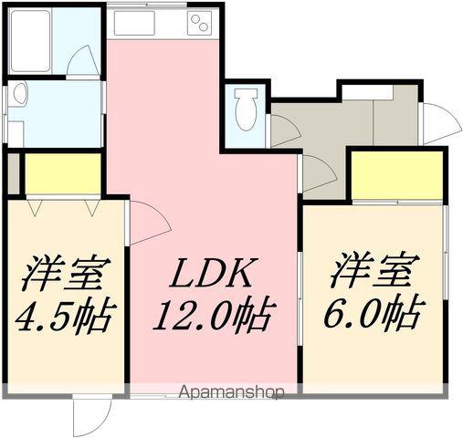 新光5丁目36-5(2LDK/1階)の間取り写真