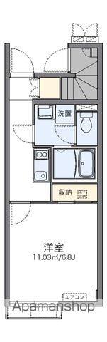 レオパレスユニバーサルヒーロー(1K/1階)の間取り写真