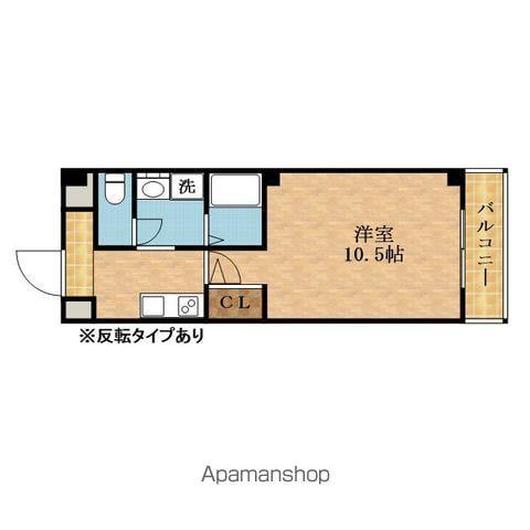 ヴィラナリー関目(1K/4階)の間取り写真