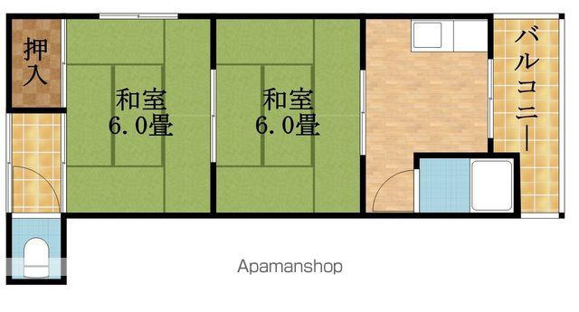 池田文化9号棟(2K/2階)の間取り写真