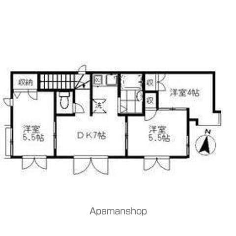 メゾン エフ(3DK/2階)の間取り写真