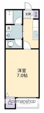 CONFORT M 横浜(1K/1階)の間取り写真