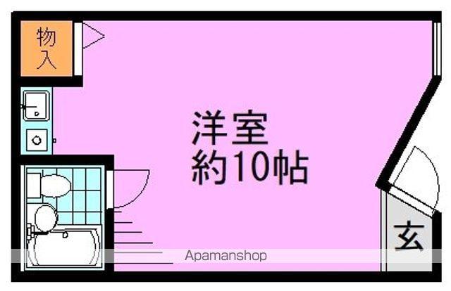 第10ビル(ワンルーム/1階)の間取り写真