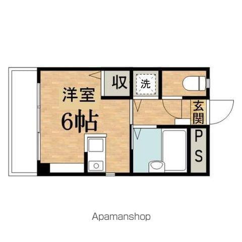 パールウィングス南平(ワンルーム/4階)の間取り写真