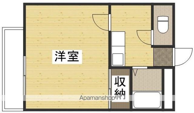 グリーンパーク賞田(1K/2階)の間取り写真