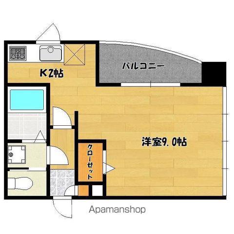 プレファランス城西(1K/2階)の間取り写真