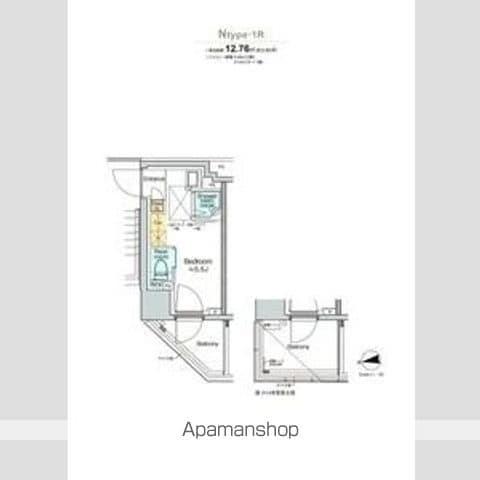 TOMORE品川中延(ワンルーム/10階)の間取り写真