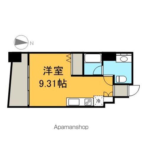 シャトー&ホテル名駅南2ND(ワンルーム/7階)の間取り写真