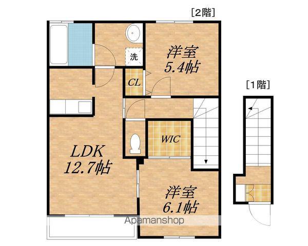 エスプワール(2LDK/2階)の間取り写真