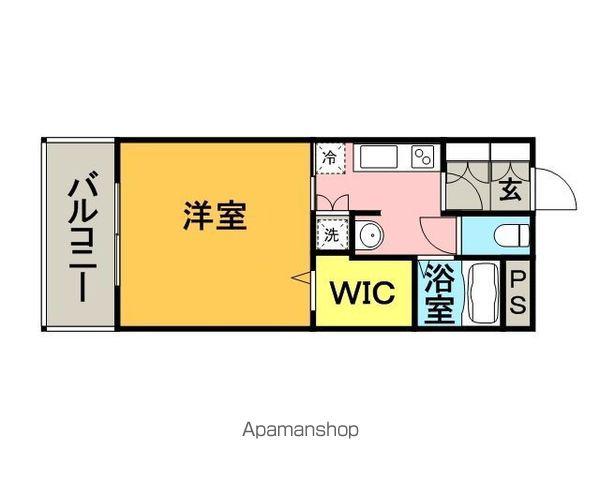 シェ・ソワ(1K/2階)の間取り写真