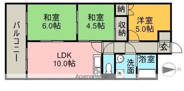 TKイーストヒルズ(3LDK/7階)の間取り写真