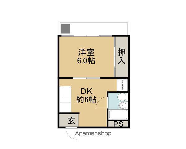 ルミウス黄金(1DK/5階)の間取り写真